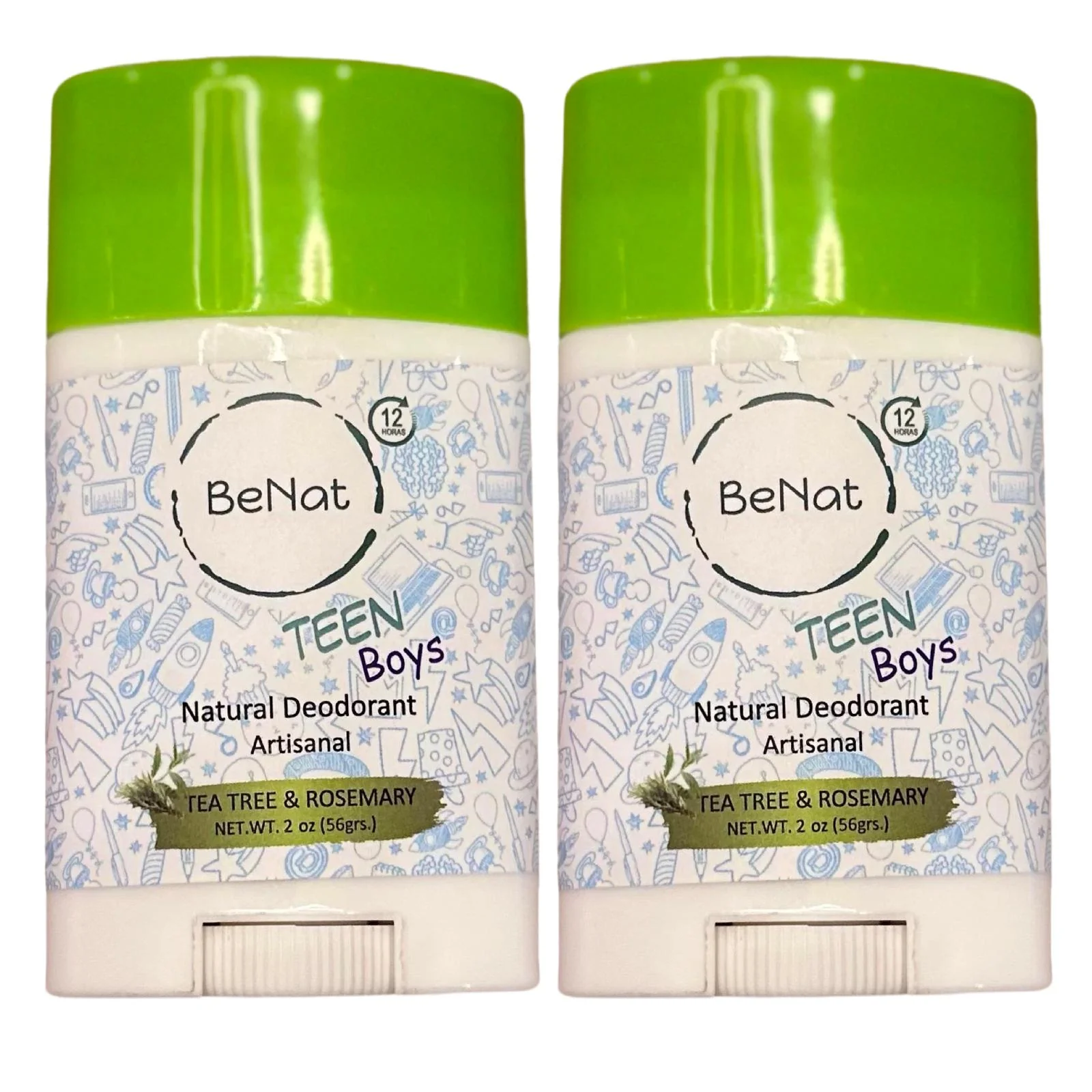 2-Pack all-Natural Deodorants for Kids & Teens - Image 14