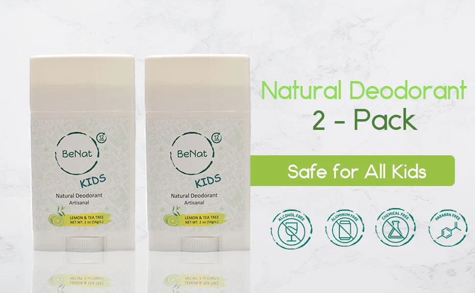 2-Pack all-Natural Deodorants for Kids & Teens - Image 4
