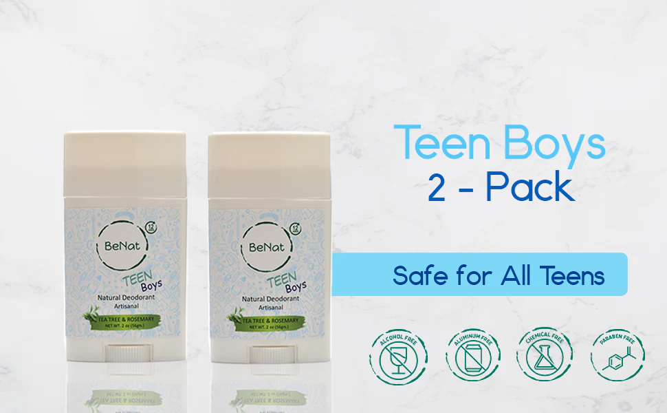 2-Pack all-Natural Deodorants for Kids & Teens - Image 5