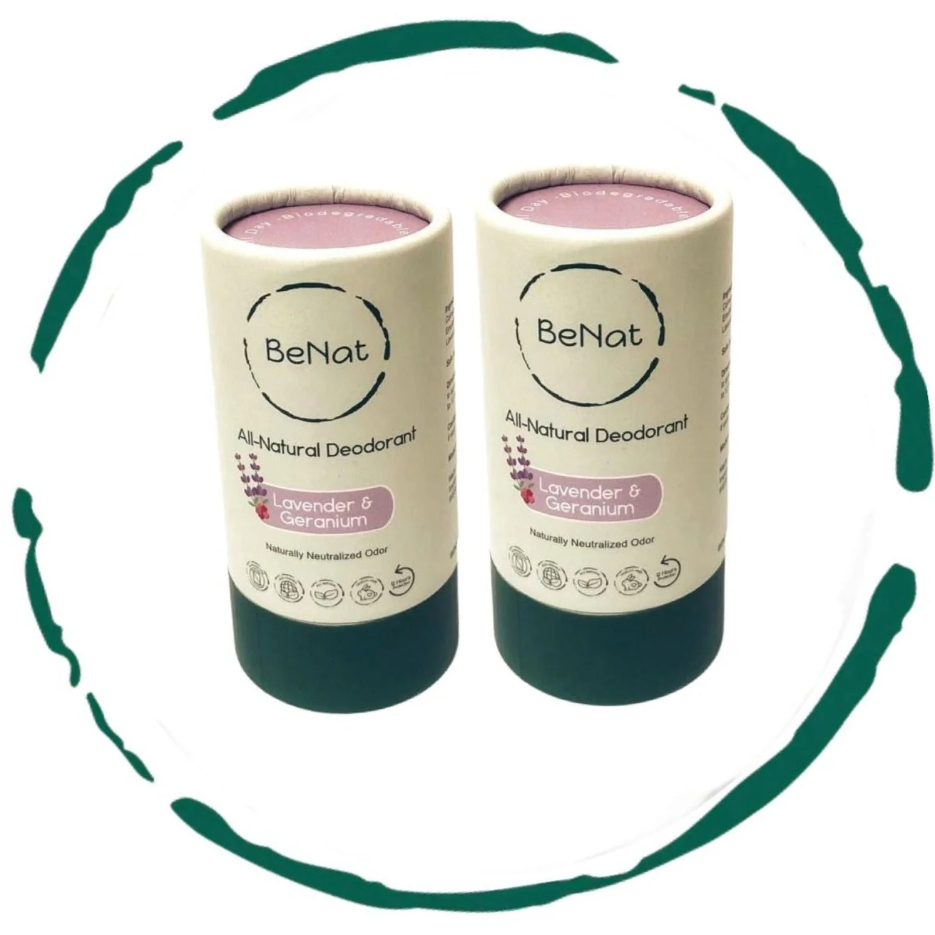 2-Pack All-Natural, Plastic-Free Deodorants - Image 3