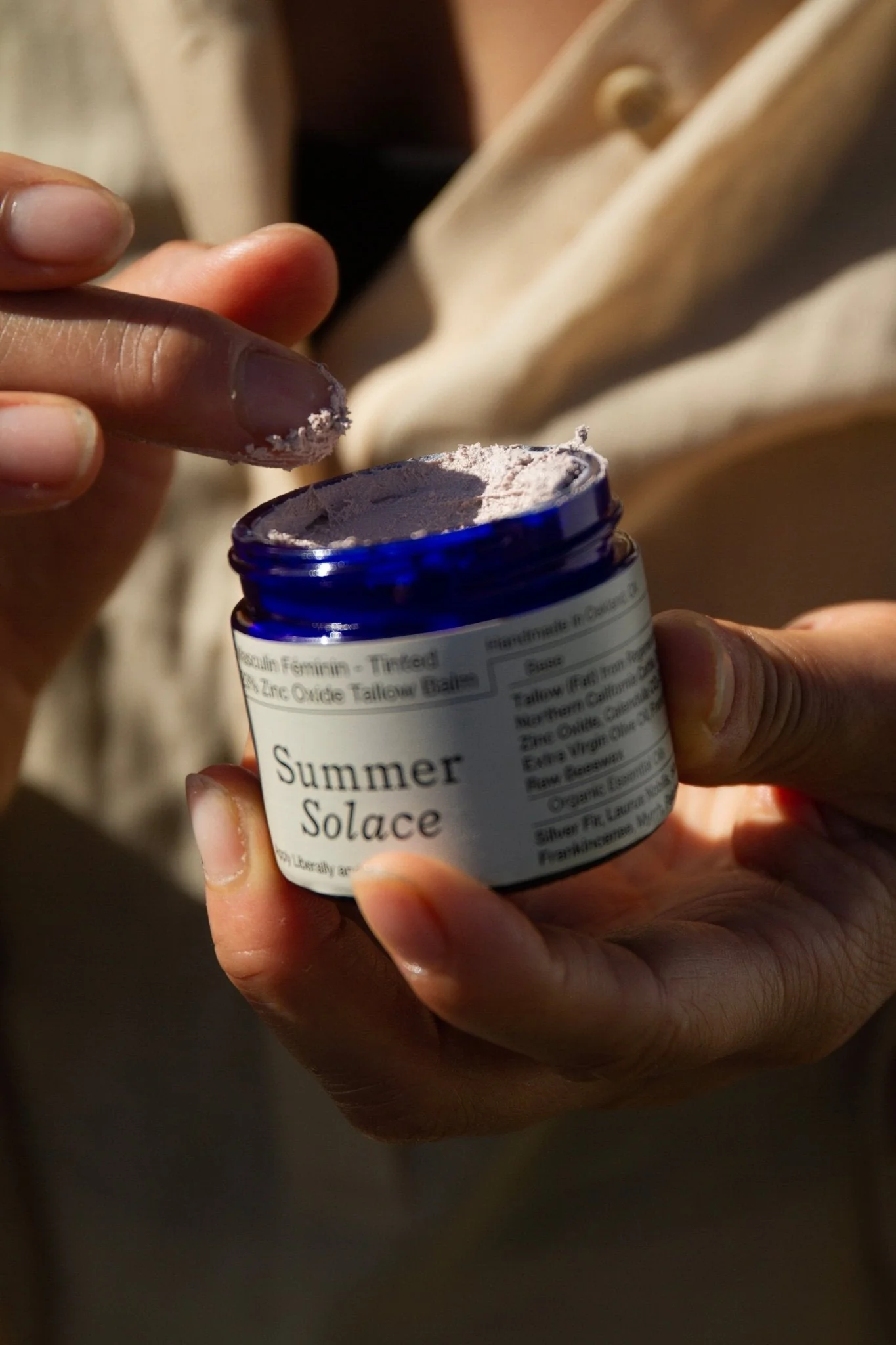 23% Non-Nano Zinc Tinted Tallow Balm | Scented - Image 7