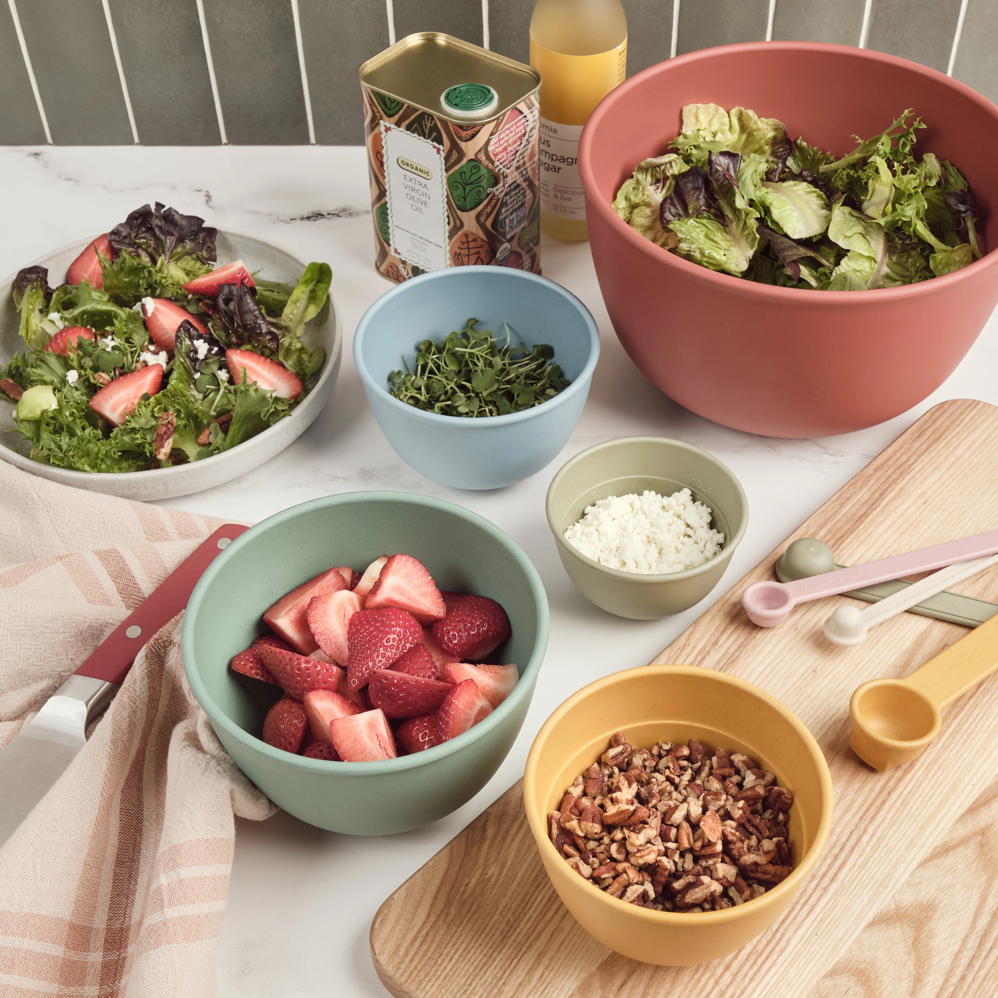 5 Piece Astrik Mixing Bowls - Image 7