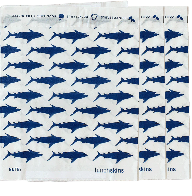 500 Self-Sealing Sandwich Bags - Shark - Image 2