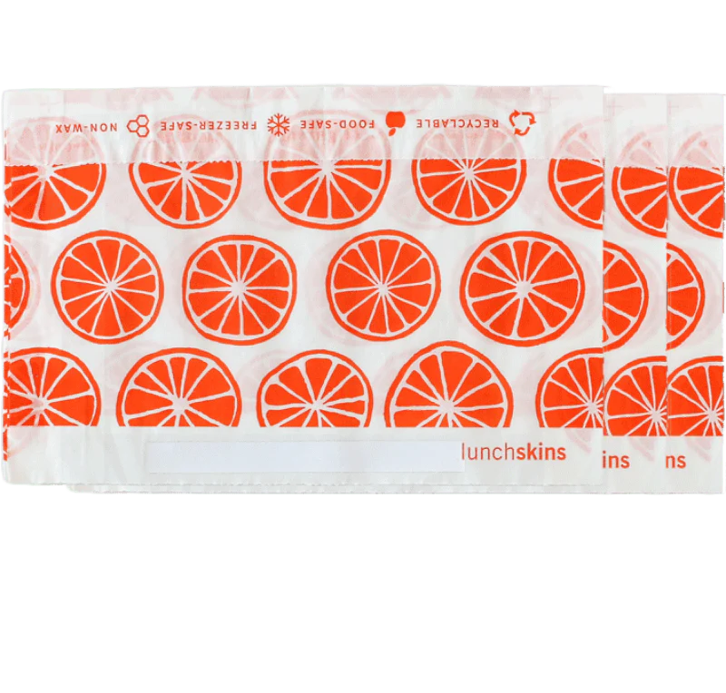 500 Self-Sealing Snack Bags - Orange - Image 2