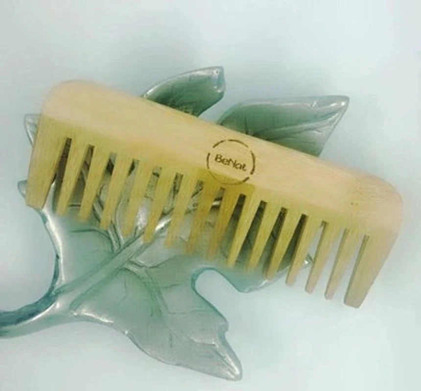 All-Natural Bamboo Hair Comb - Image 6