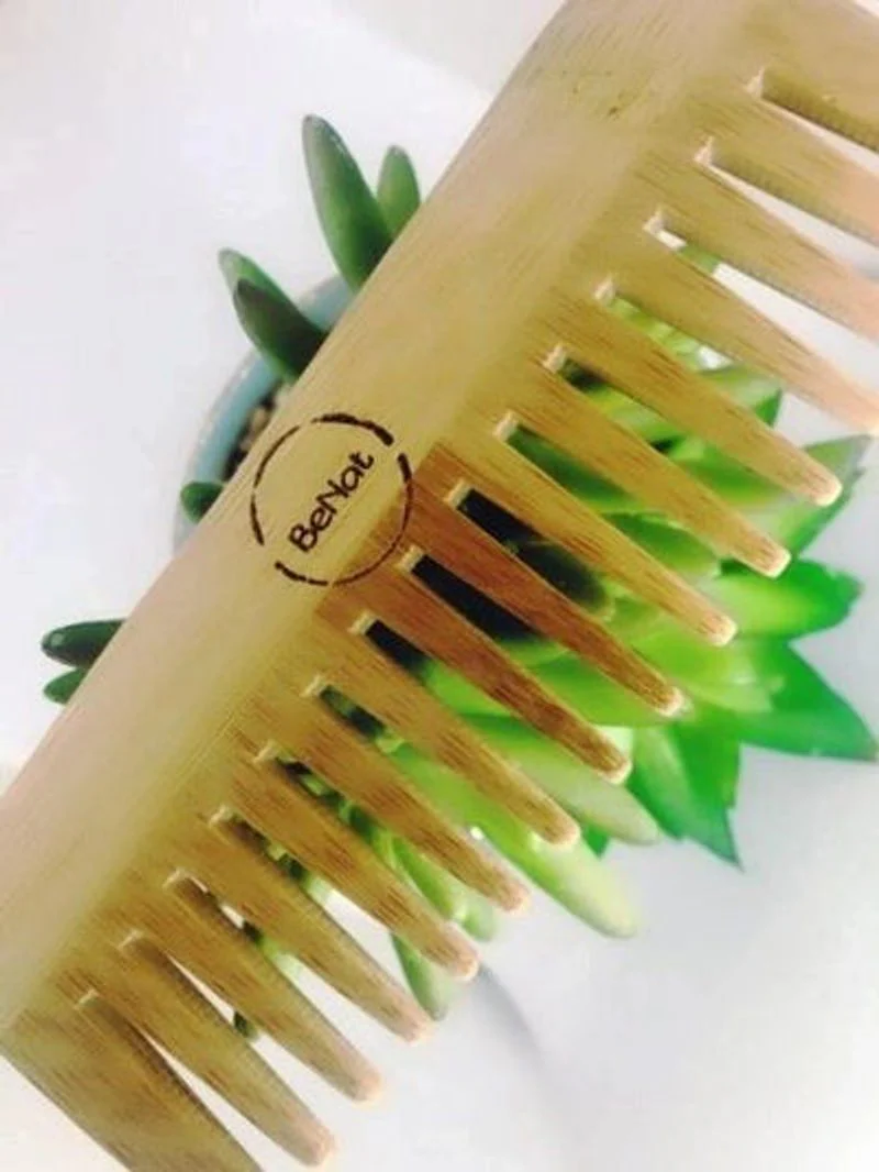 All-Natural Bamboo Hair Comb - Image 7