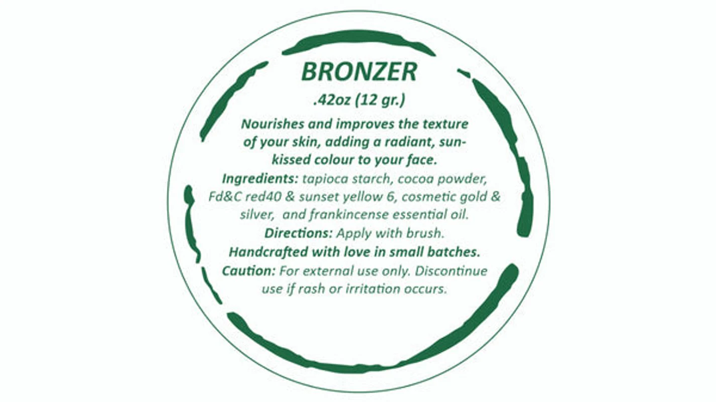 All-Natural Bronzer Loose Powder. Eco-Friendly - Image 12