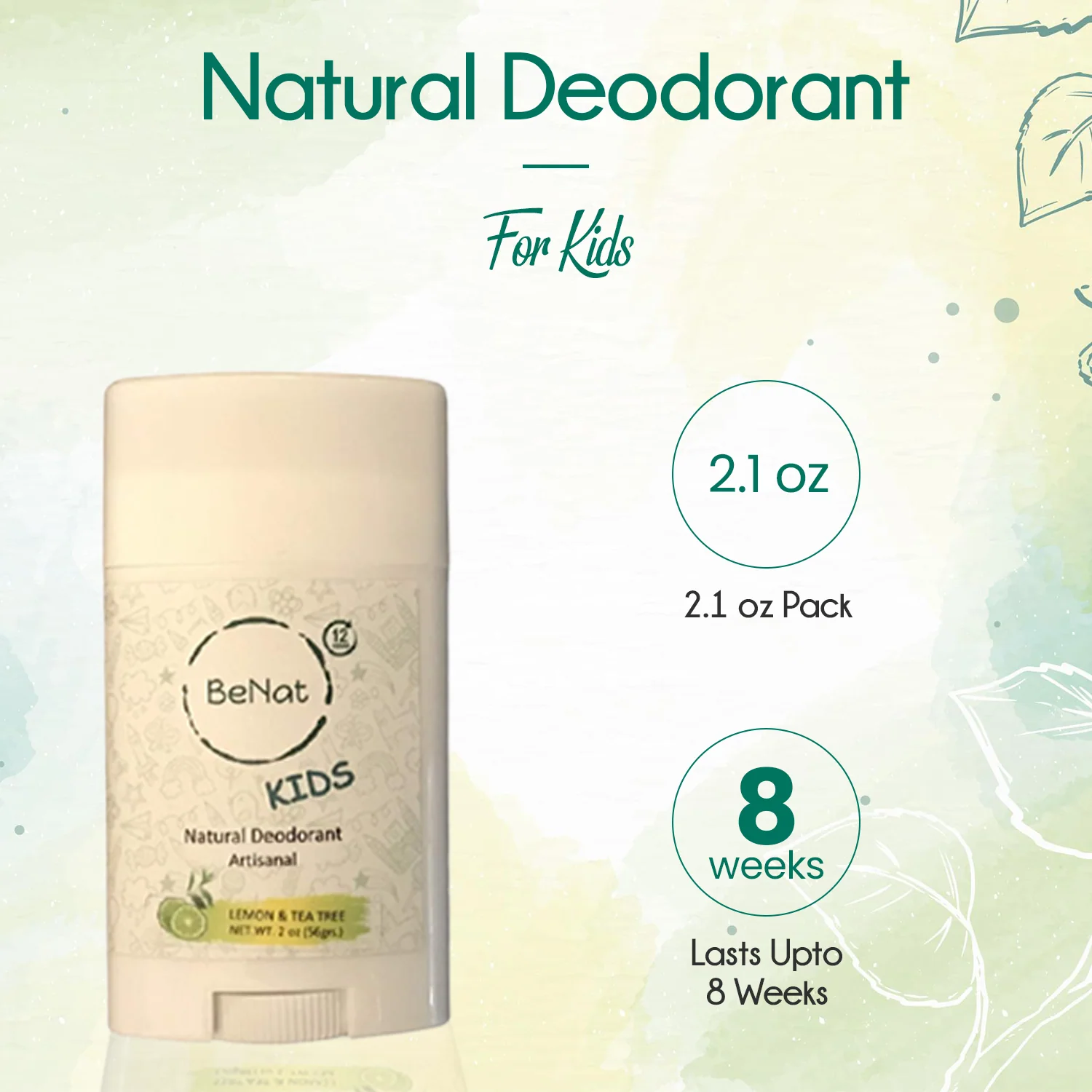All-Natural Deodorant for Kids & Teens - Image 2
