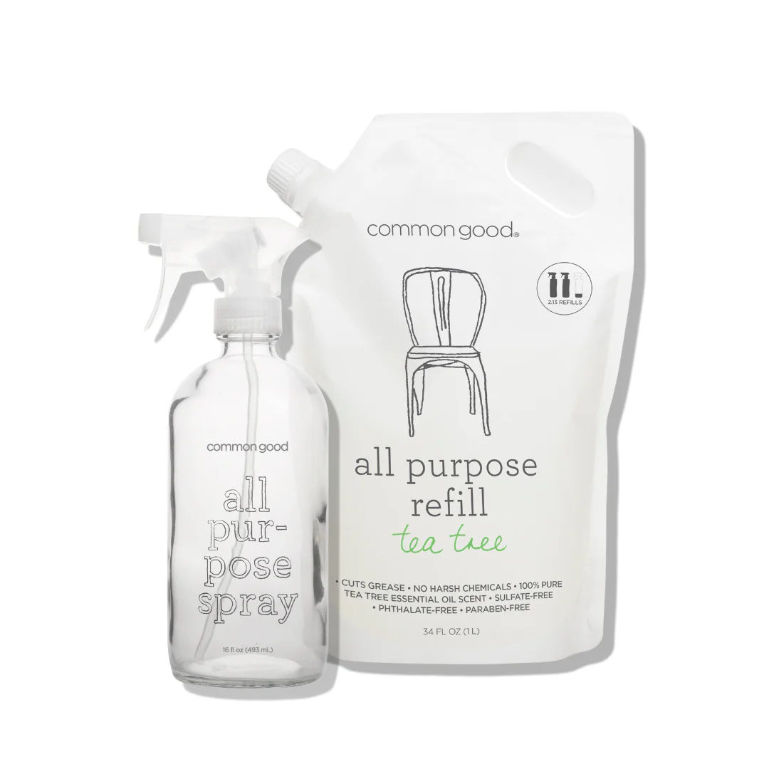All Purpose Cleaner Refill Pouch and Glass Bottle Set - Image 9