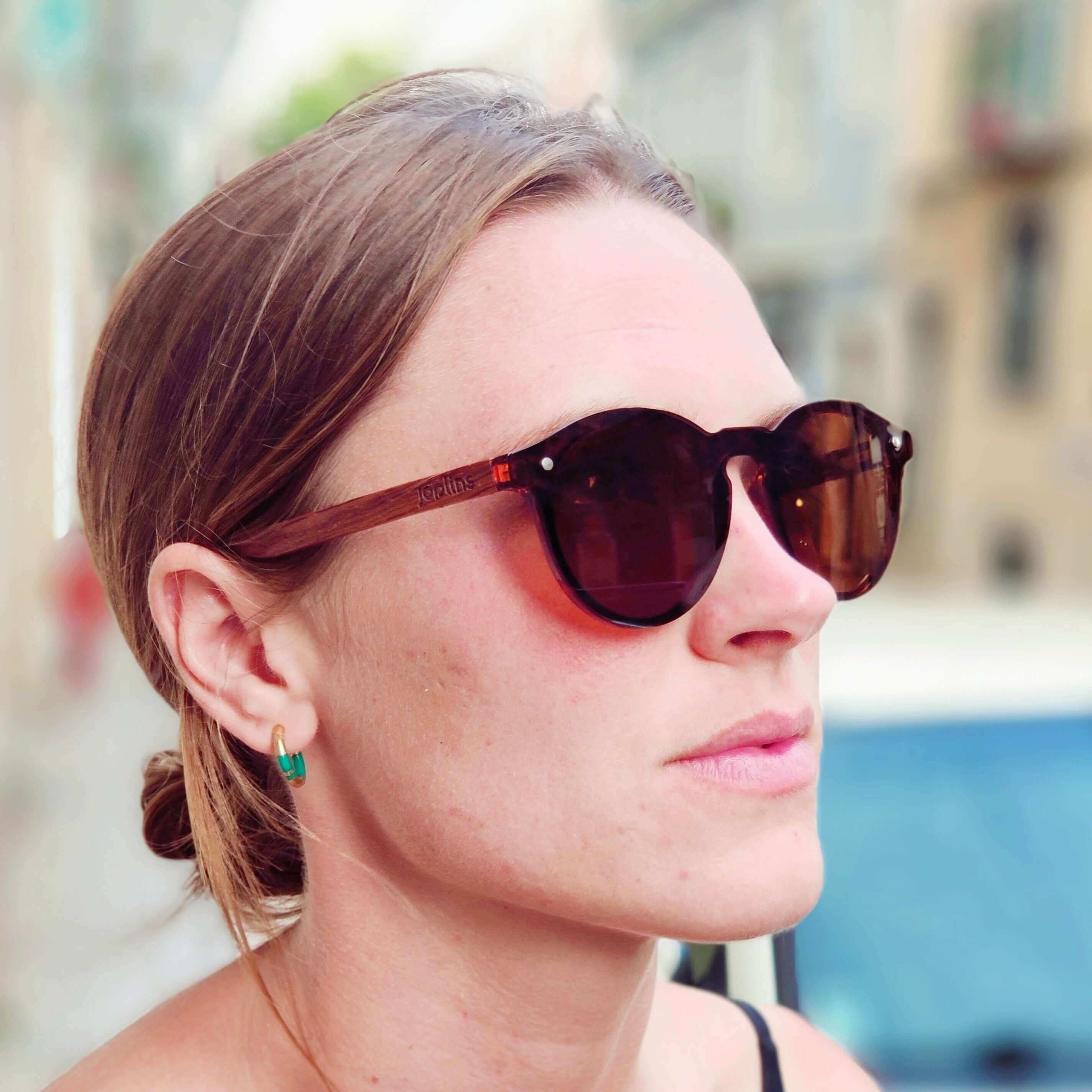 Alona - Wood and Bio Acetate Sunglasses - Image 13