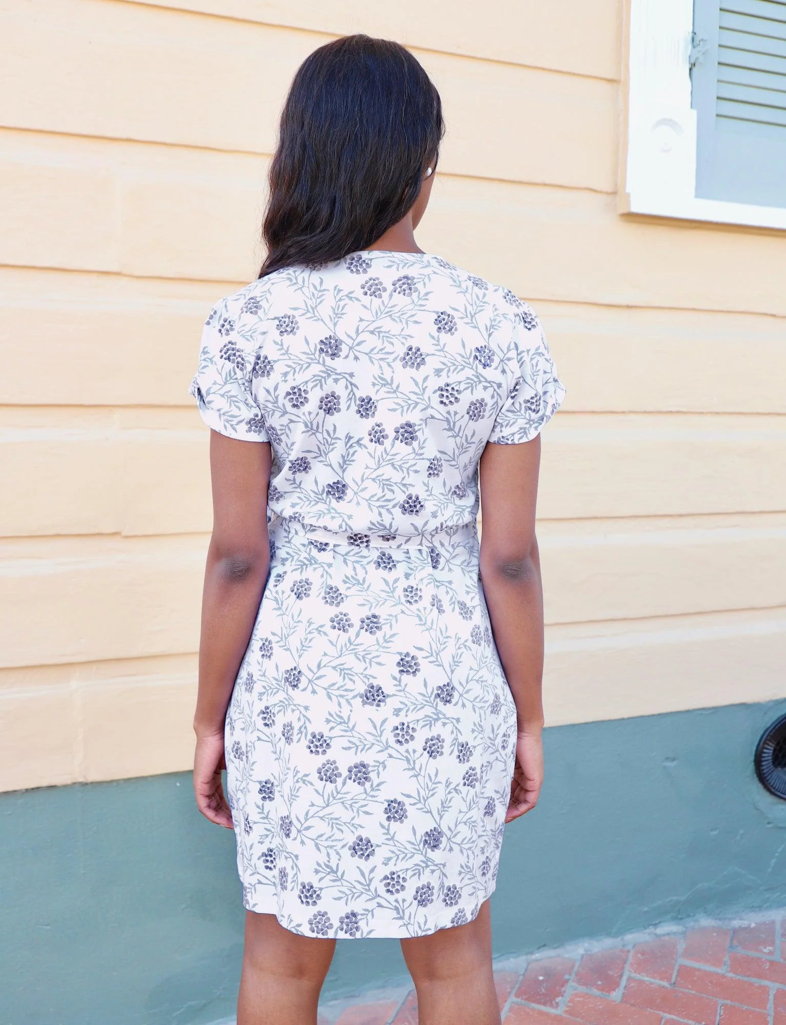 Alyssa Organic Wrap Dress - Image 4