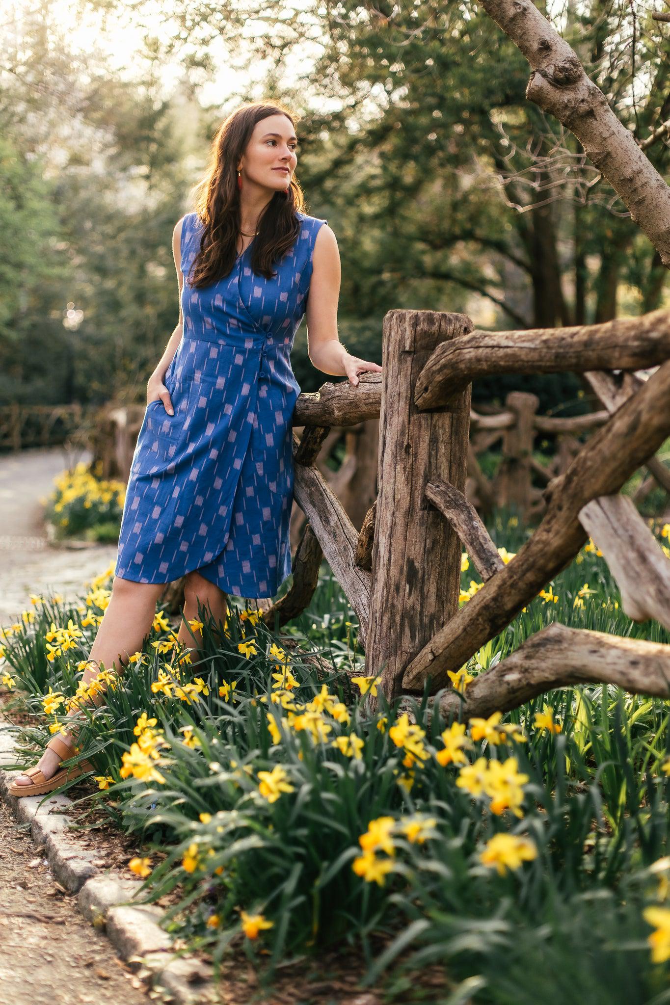 Anchor Away Wrap Dress - Image 5