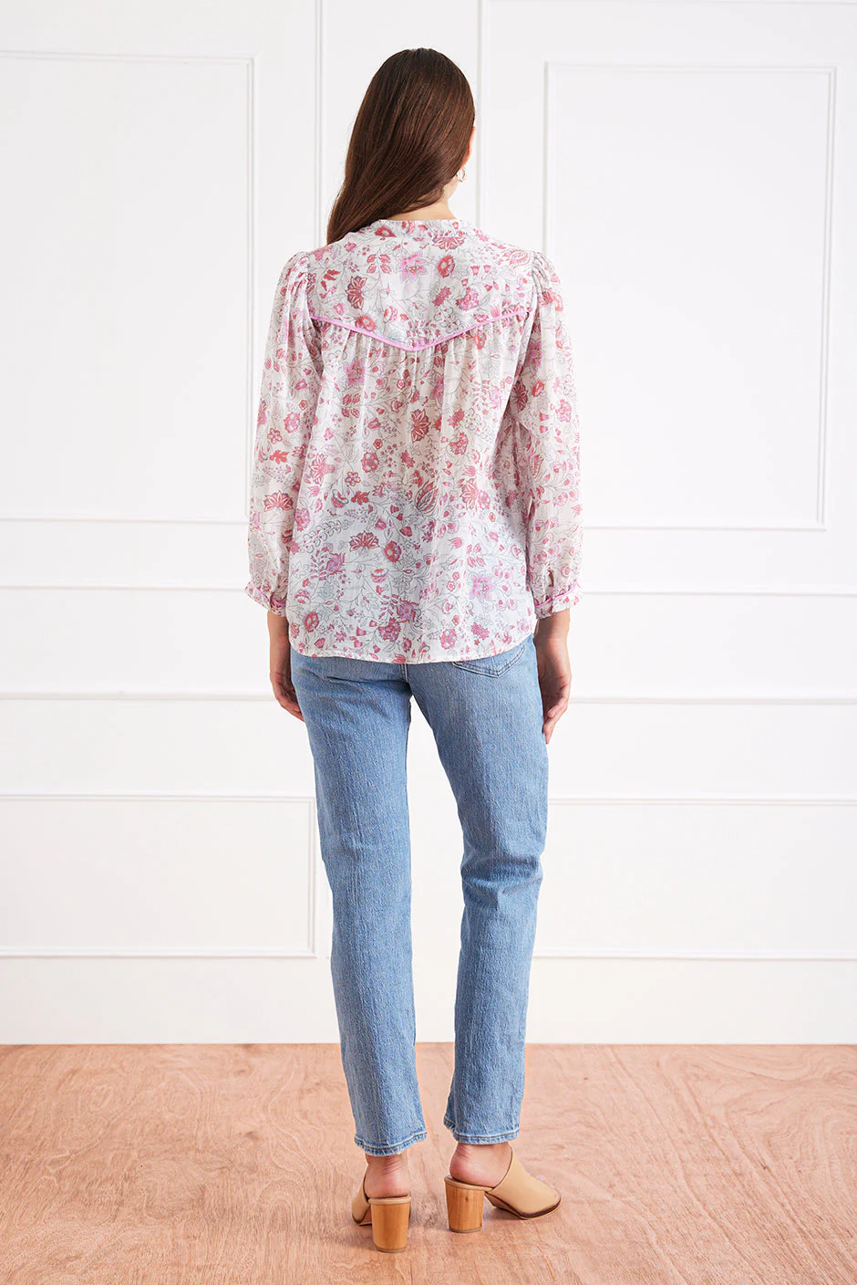 Anna Shirt in Sundrenched Garden - Image 4