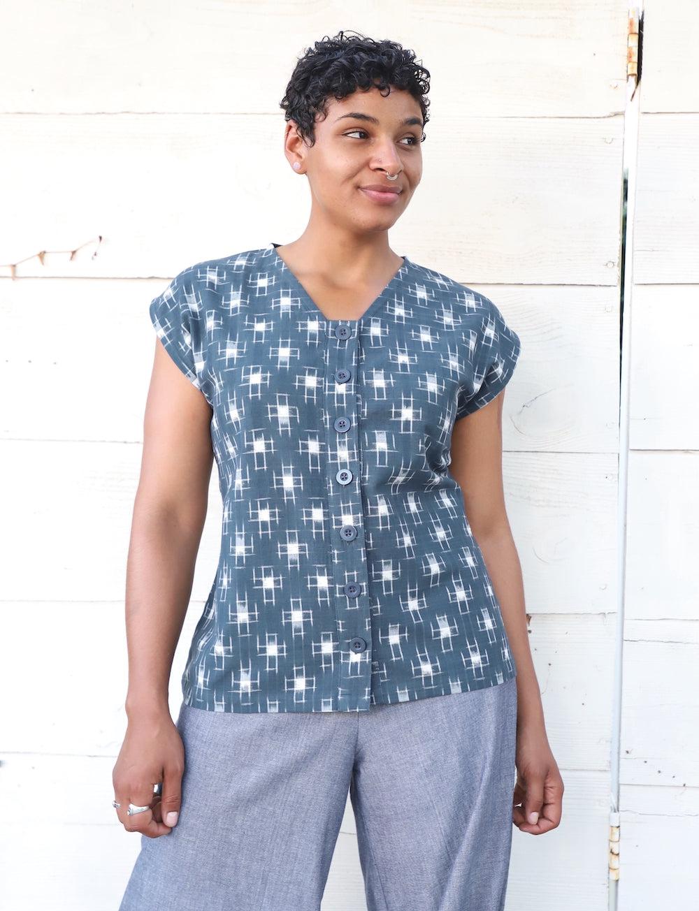 Anniki Button Top - Image 2