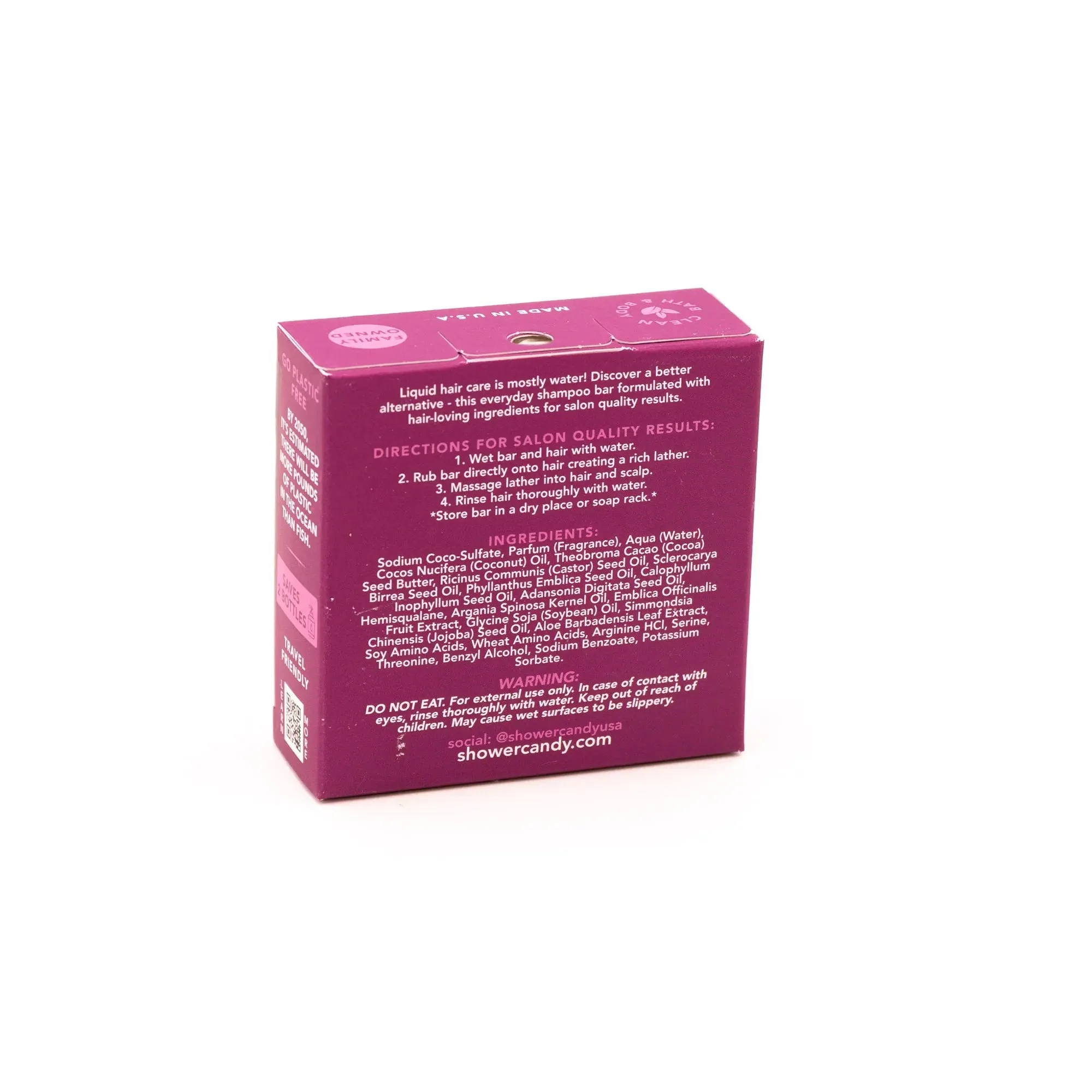 Argan Oil Bamboo Shampoo Bar – Smoothing Solid Shampoo for Frizzy and Curly Hair - Image 4
