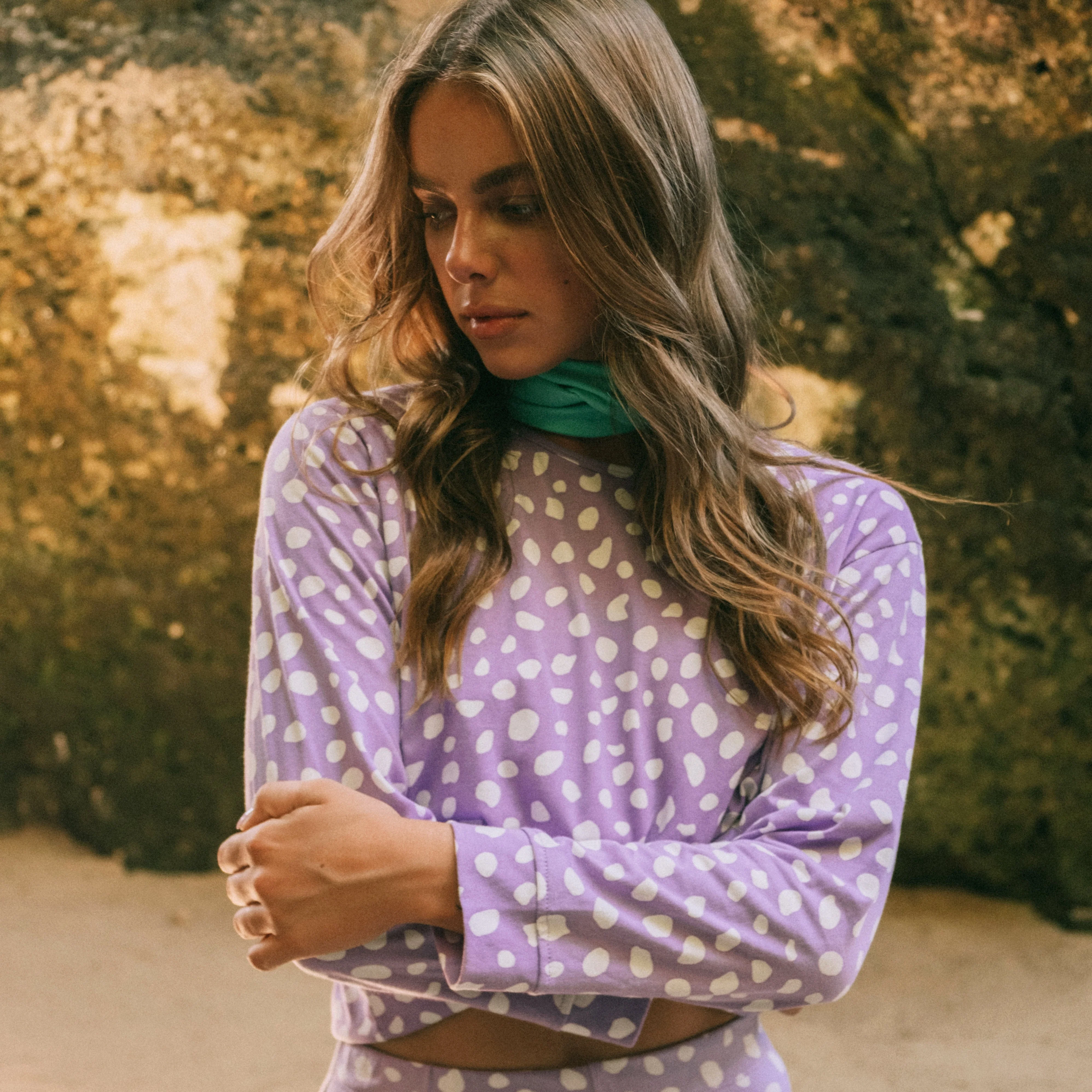 ARNOLDI Organic Cotton Sweatshirt, in Lilac Purple - Image 5