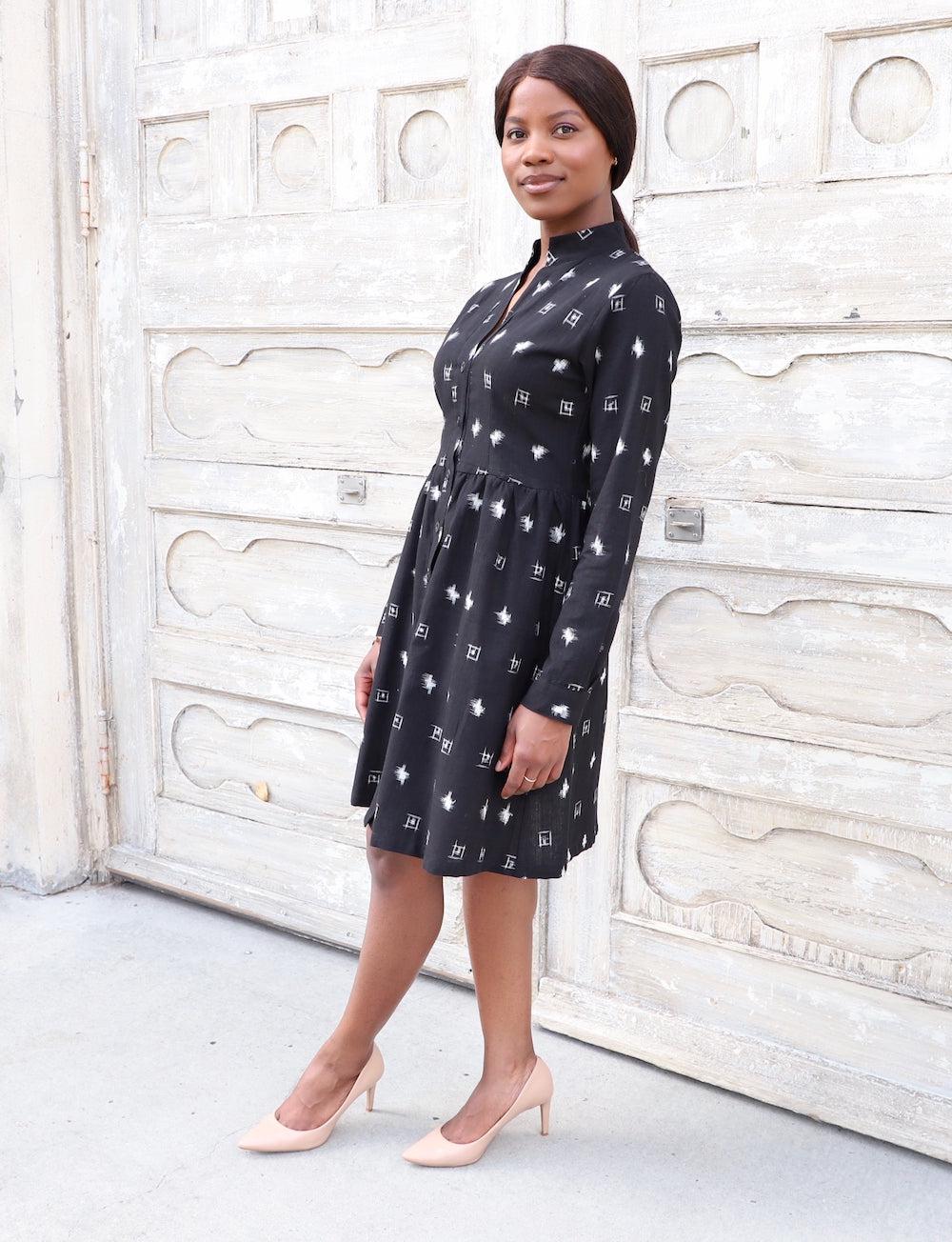Artemis Button Dress - FINAL SALE - Image 2