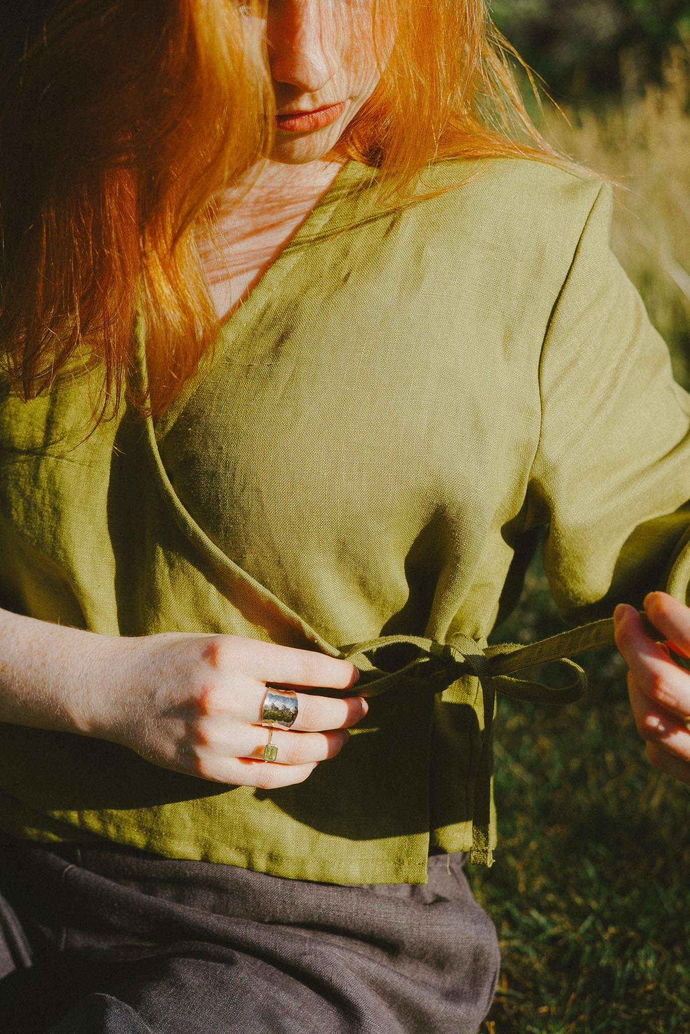 Artemis Top in Avocado - Image 3