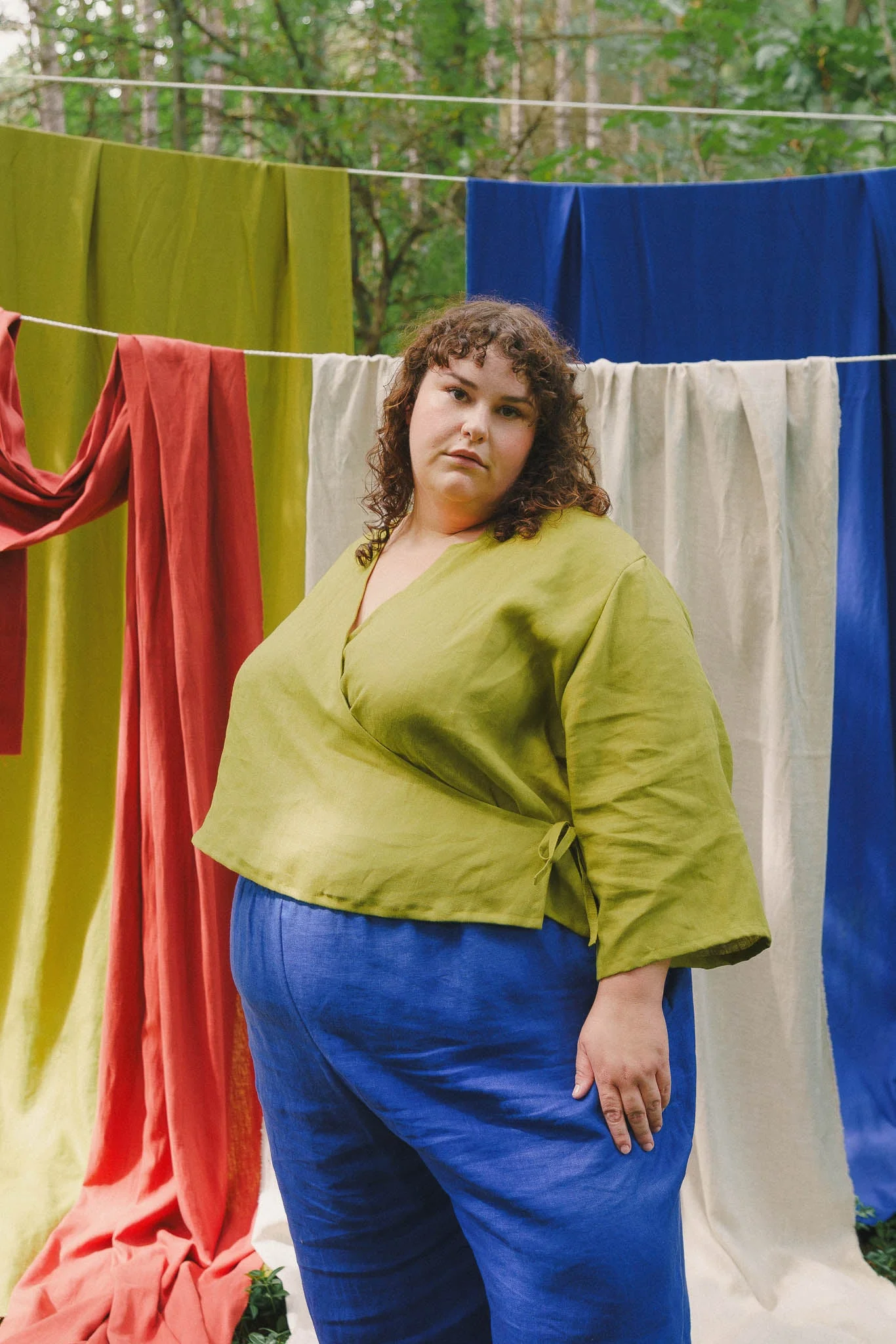 Artemis Top in Avocado - Image 8