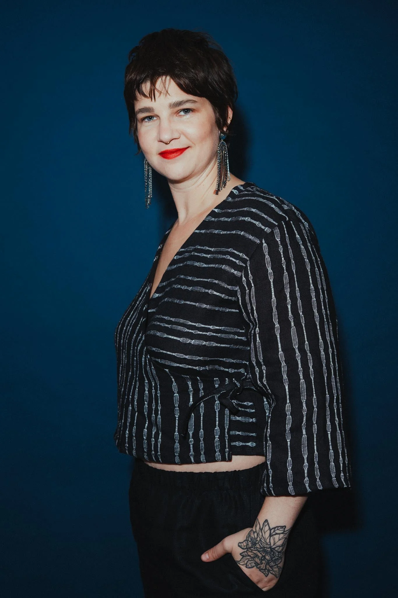 Artemis Top in Radio Stripe - Image 6