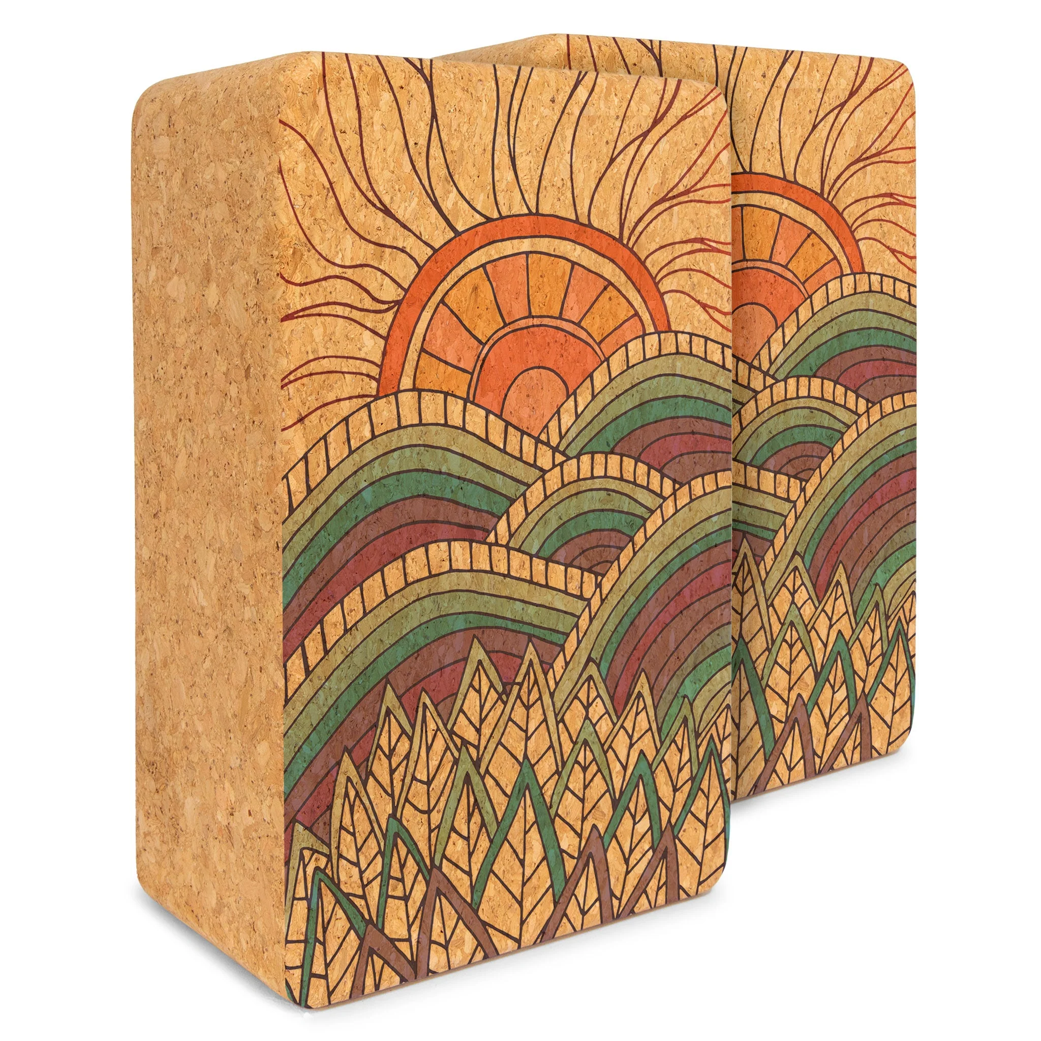Artist Cork Yoga Block Set - Image 2