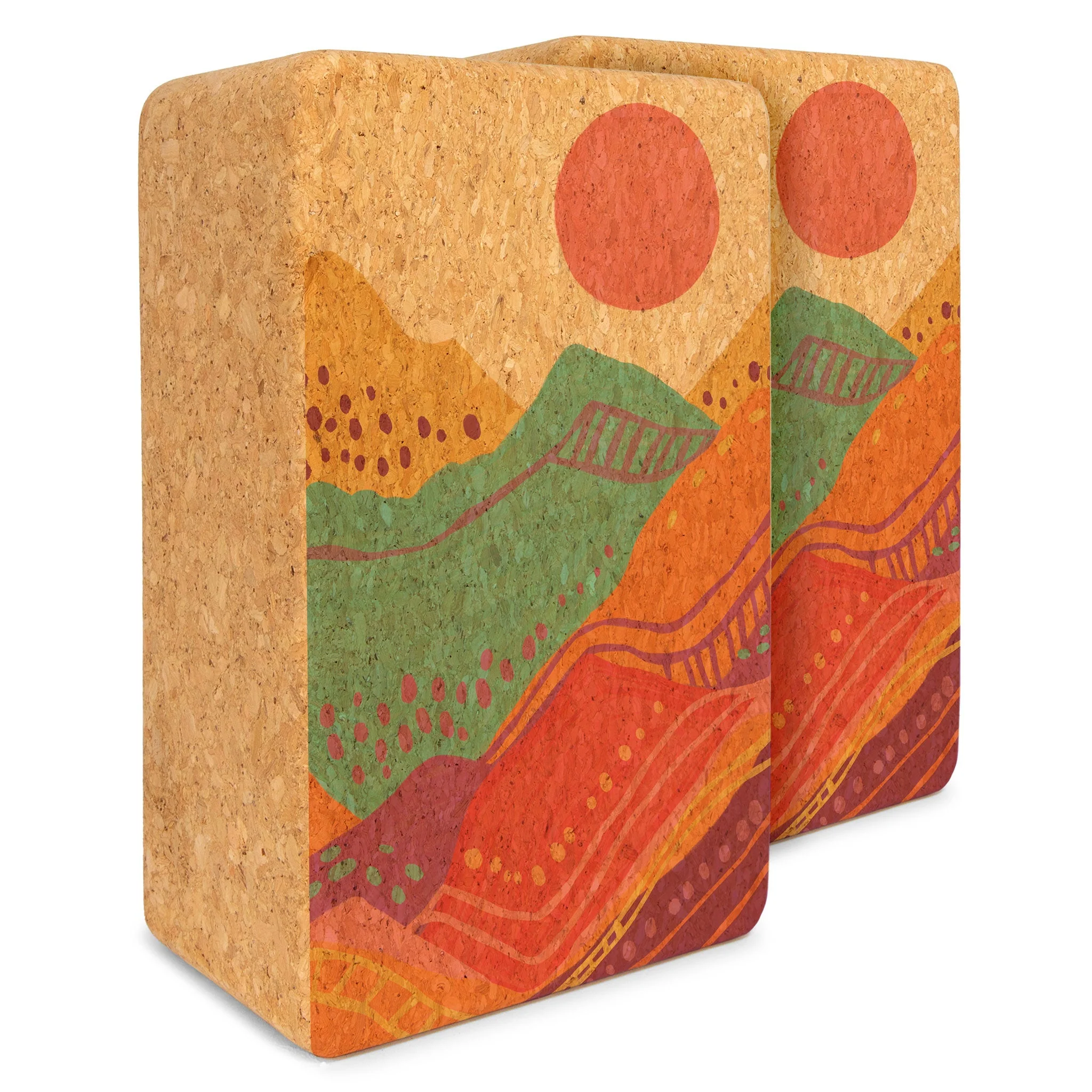Artist Cork Yoga Block Set - Image 6