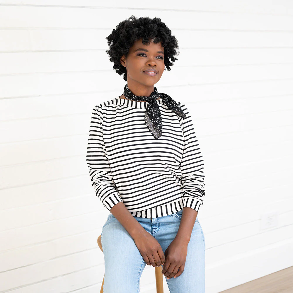 Arva Stripe Sweatshirt - Image 6
