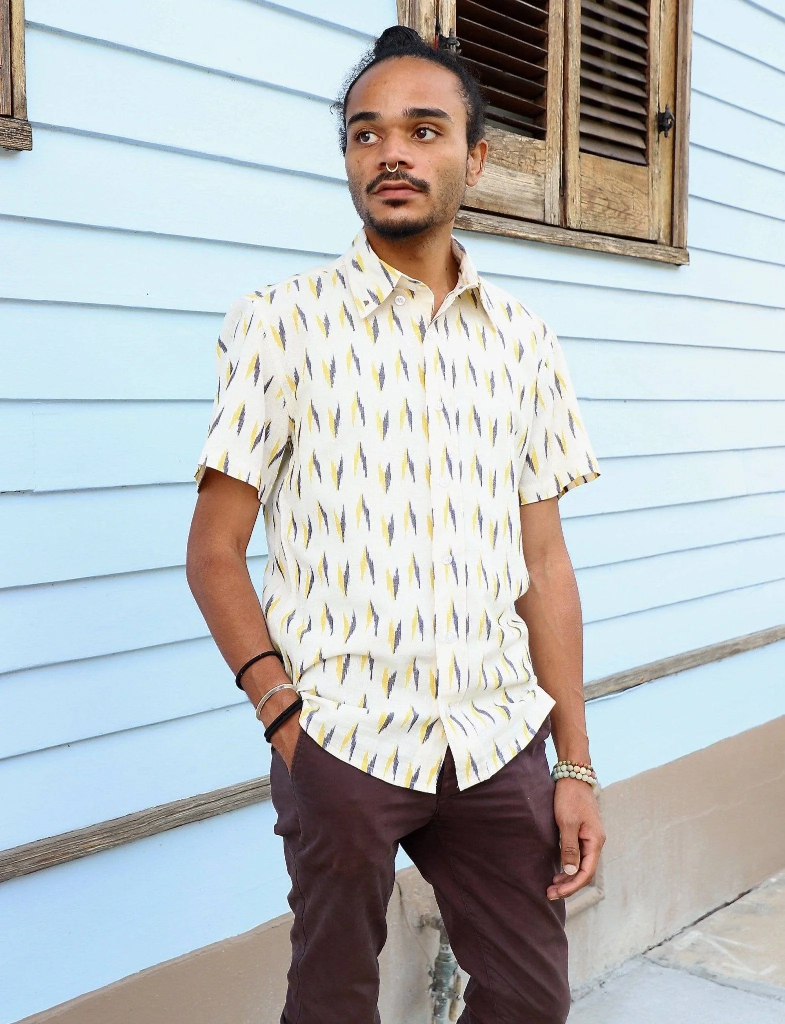 August Men's Button Down Shirt - Image 2