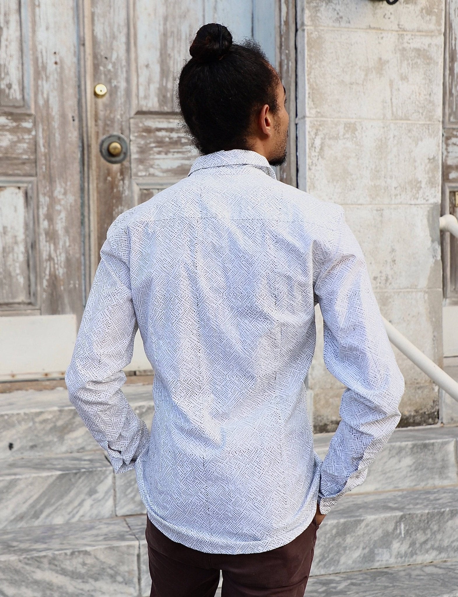 Avery Organic Cotton Men's Button Down Shirt - Image 4