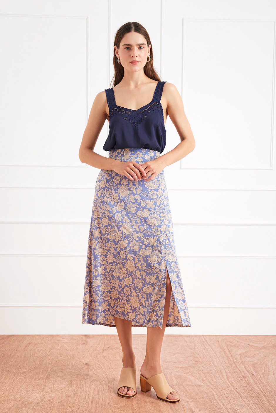 Avery Skirt in Daydreamer Floral - Image 2
