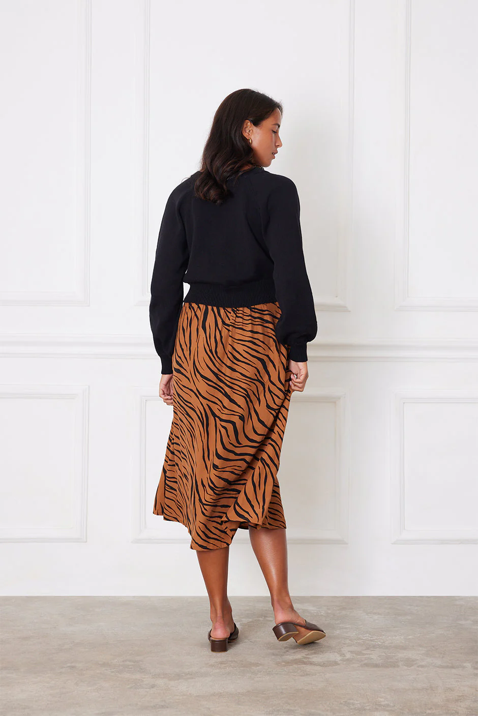 Avery Skirt in Zebra Spice - Image 5