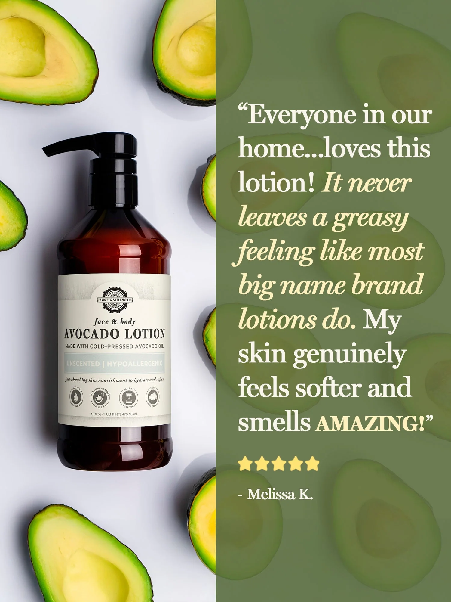 Avocado Lotion | Lavender & Tea Tree - Image 4