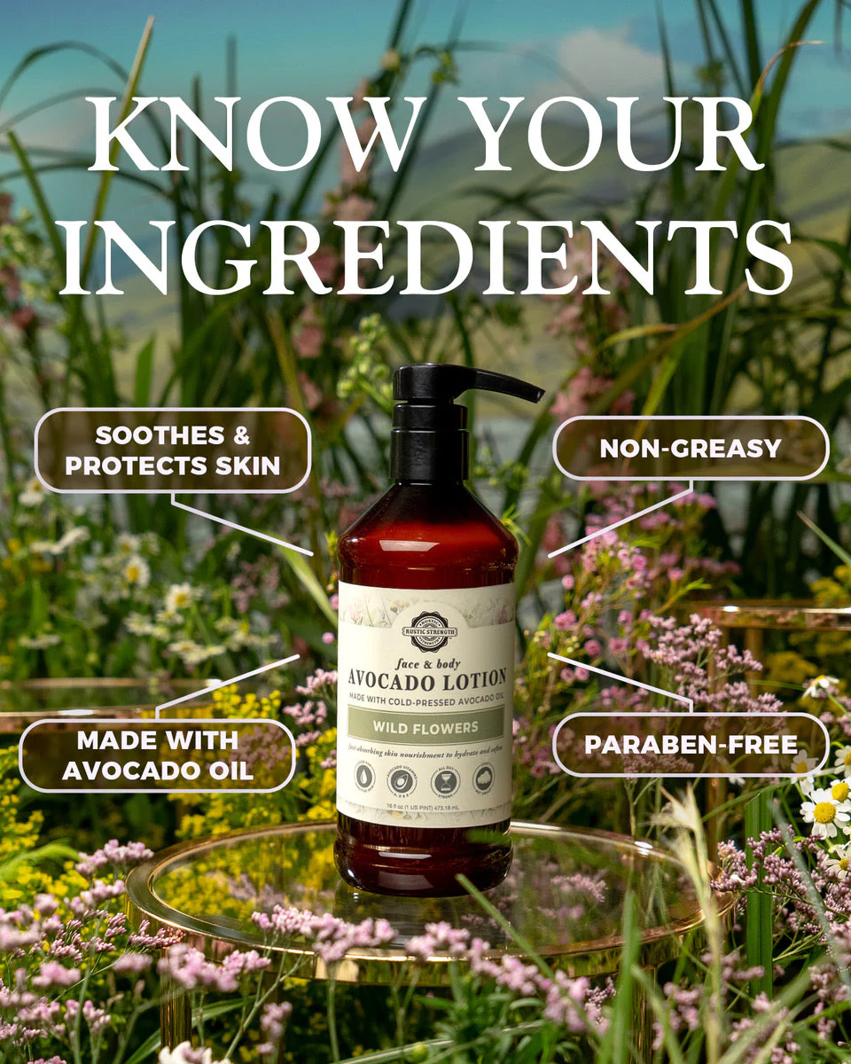 Avocado Lotion | Wild Flowers - Image 3