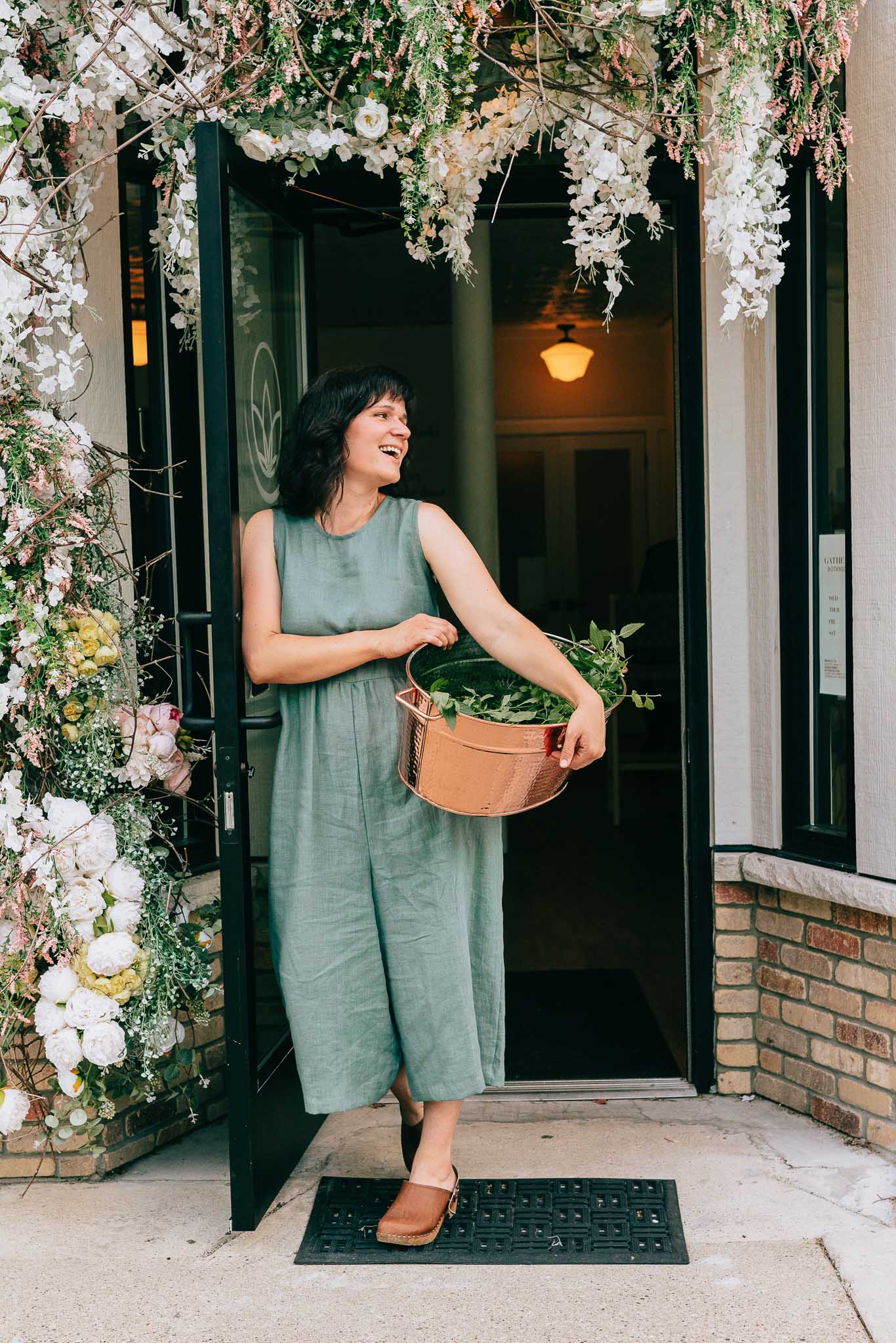 Backyard Jumpsuit in Agave - Image 6