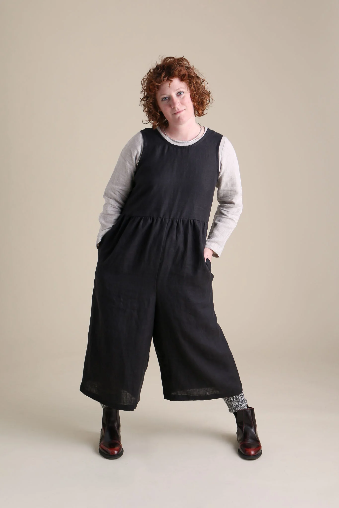 Backyard Jumpsuit in Black - Image 4