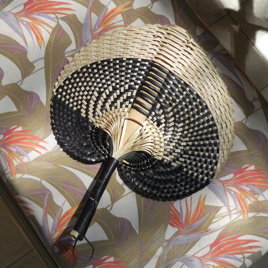 Balinese Woven Hand Fan "Shiva" (Pre-order) - Image 3