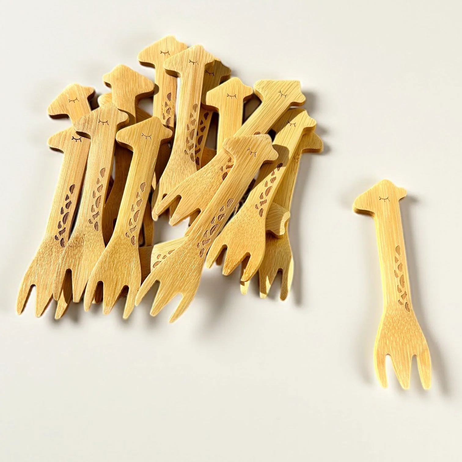 Bamboo Animal Kids Spoons - Image 16