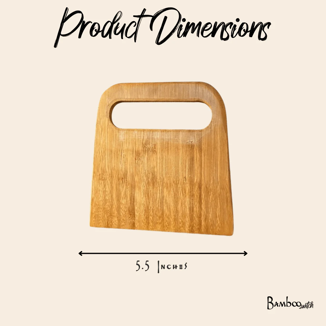 Bamboo Baking Bench & Dough Scraper - Image 5