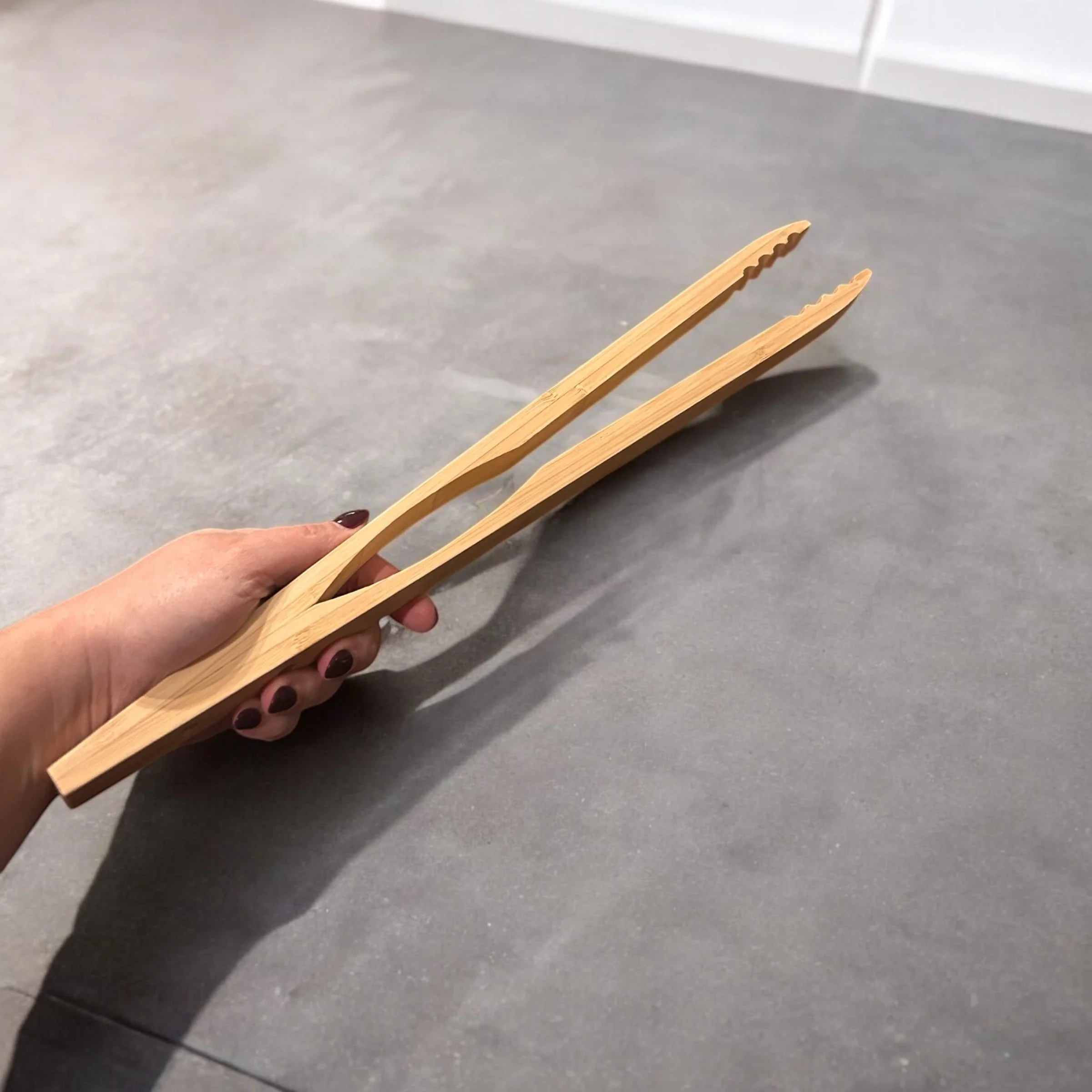 Bamboo Barbecue Grilling Tong 19" - Image 4