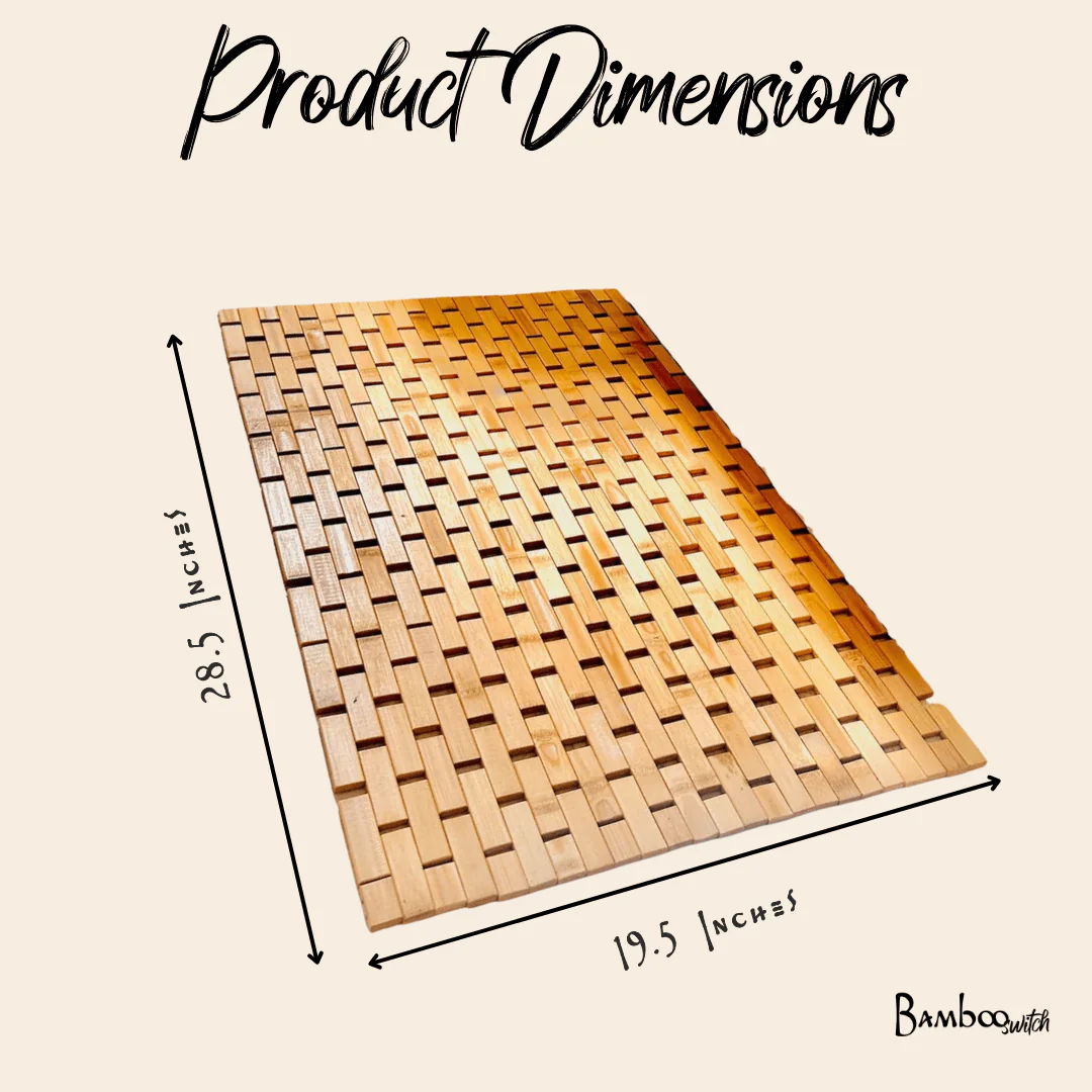 Bamboo Bath Mat - Image 3
