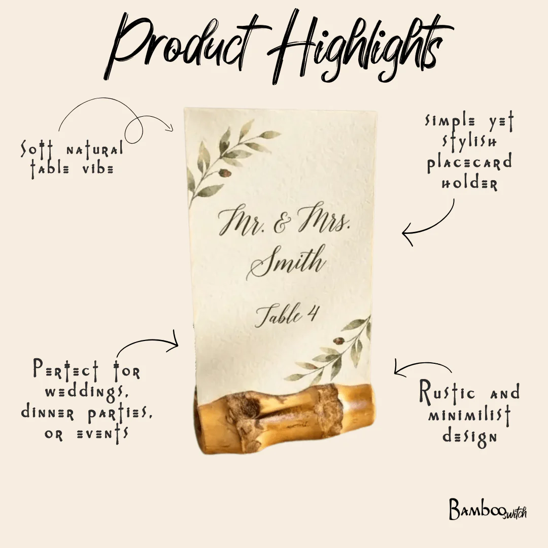 Bamboo Card Holder - Image 3