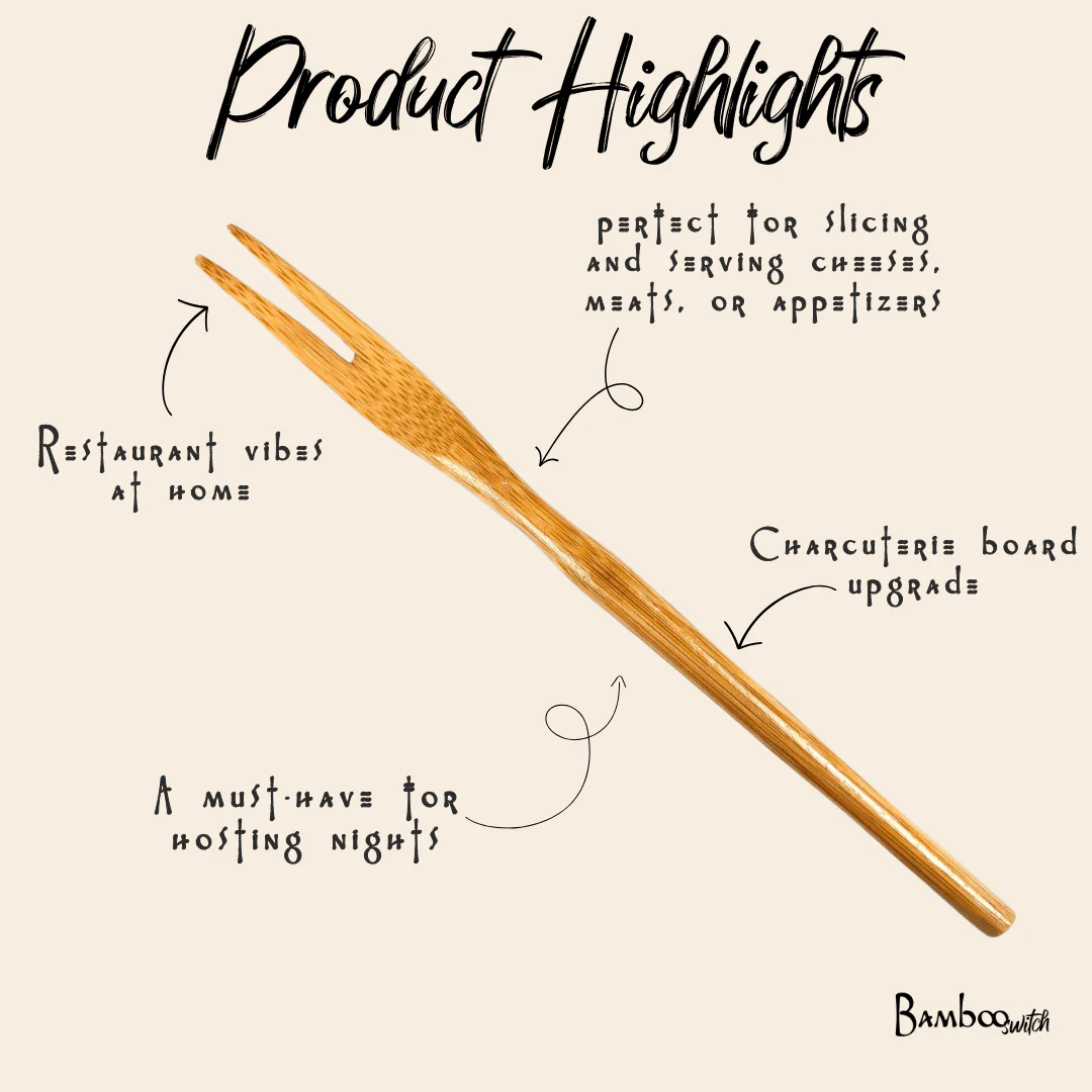 Bamboo Charcuterie Fork - Image 6