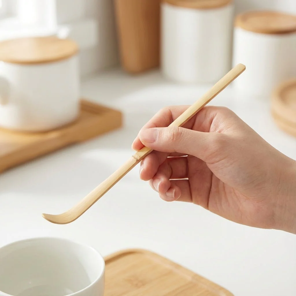 Bamboo Chashaku Matcha Scoop - Image 2