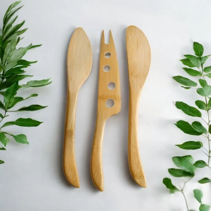 Bamboo Cheese Knife Set - Image 2