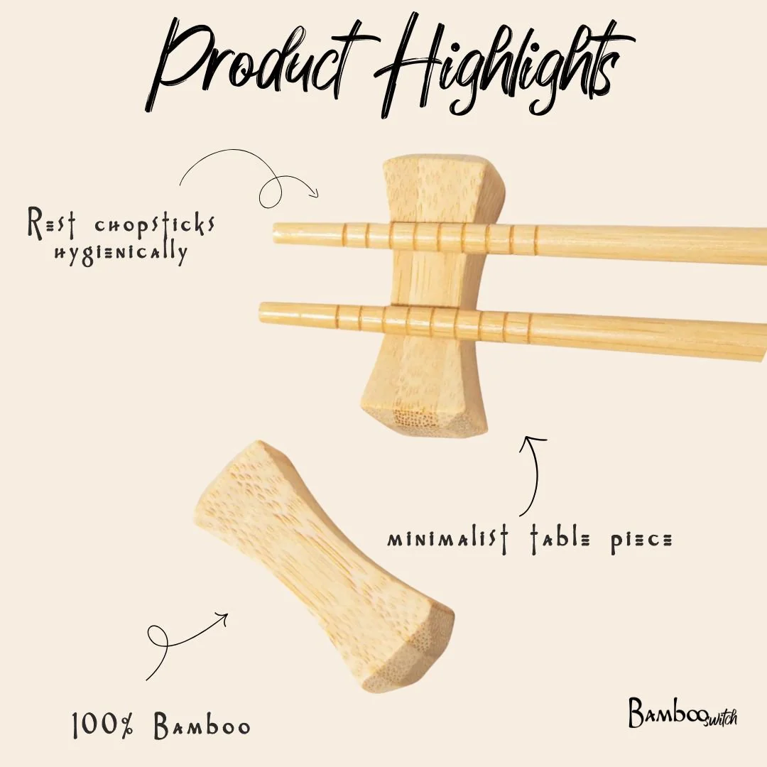 Bamboo Chopstick Rest - Image 3