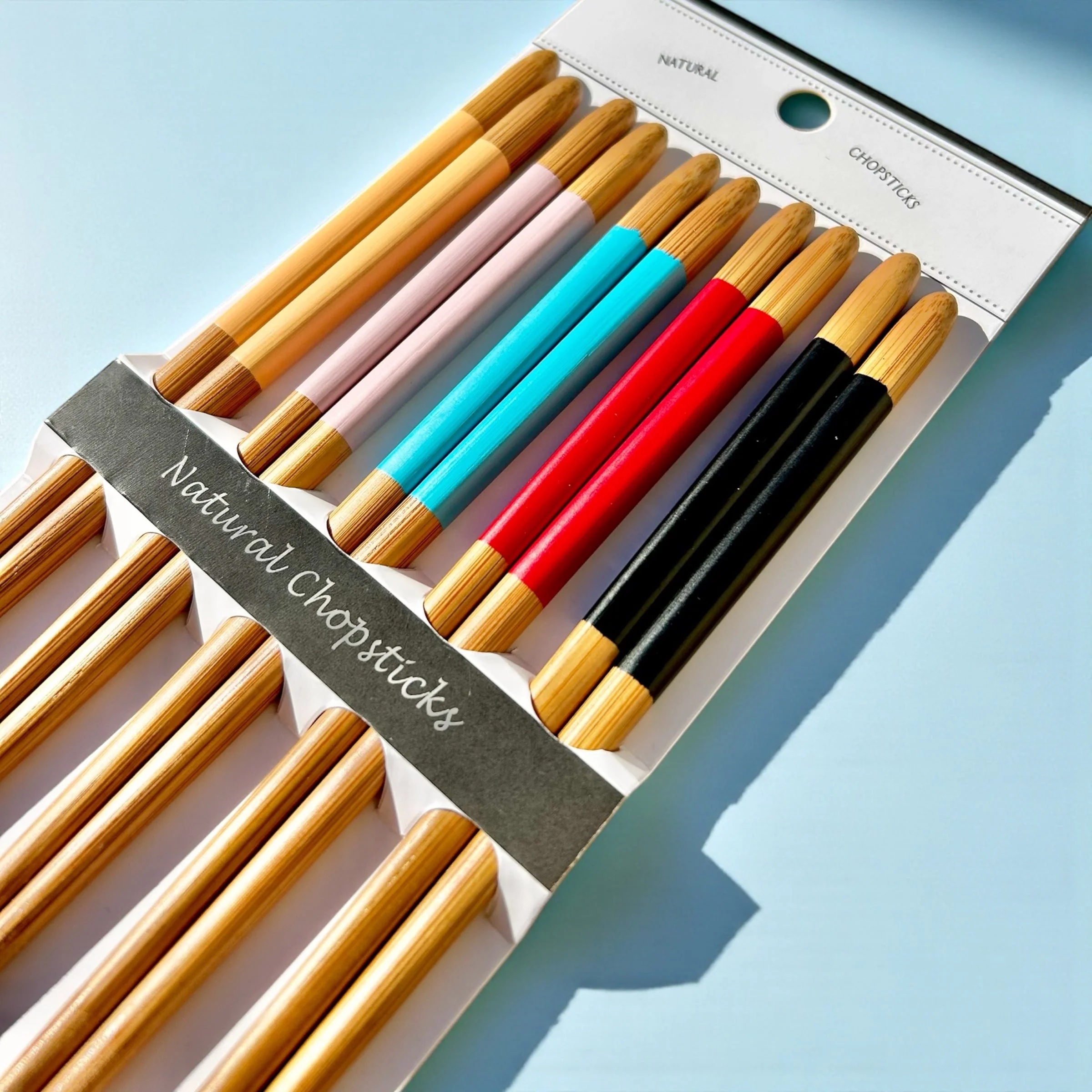 Bamboo Chopsticks Colorful Set - Image 2