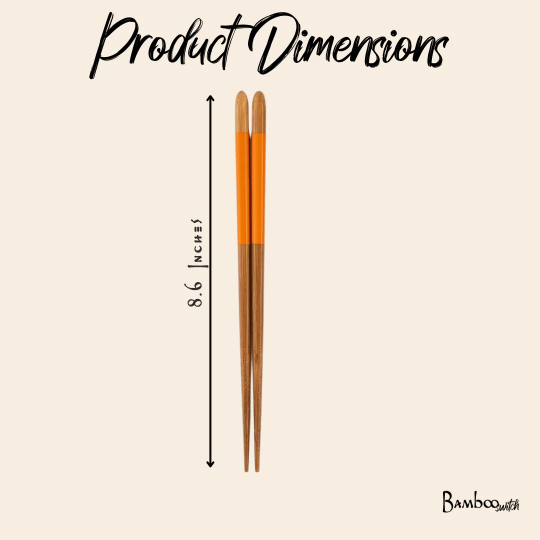 Bamboo Chopsticks Colorful Set - Image 4