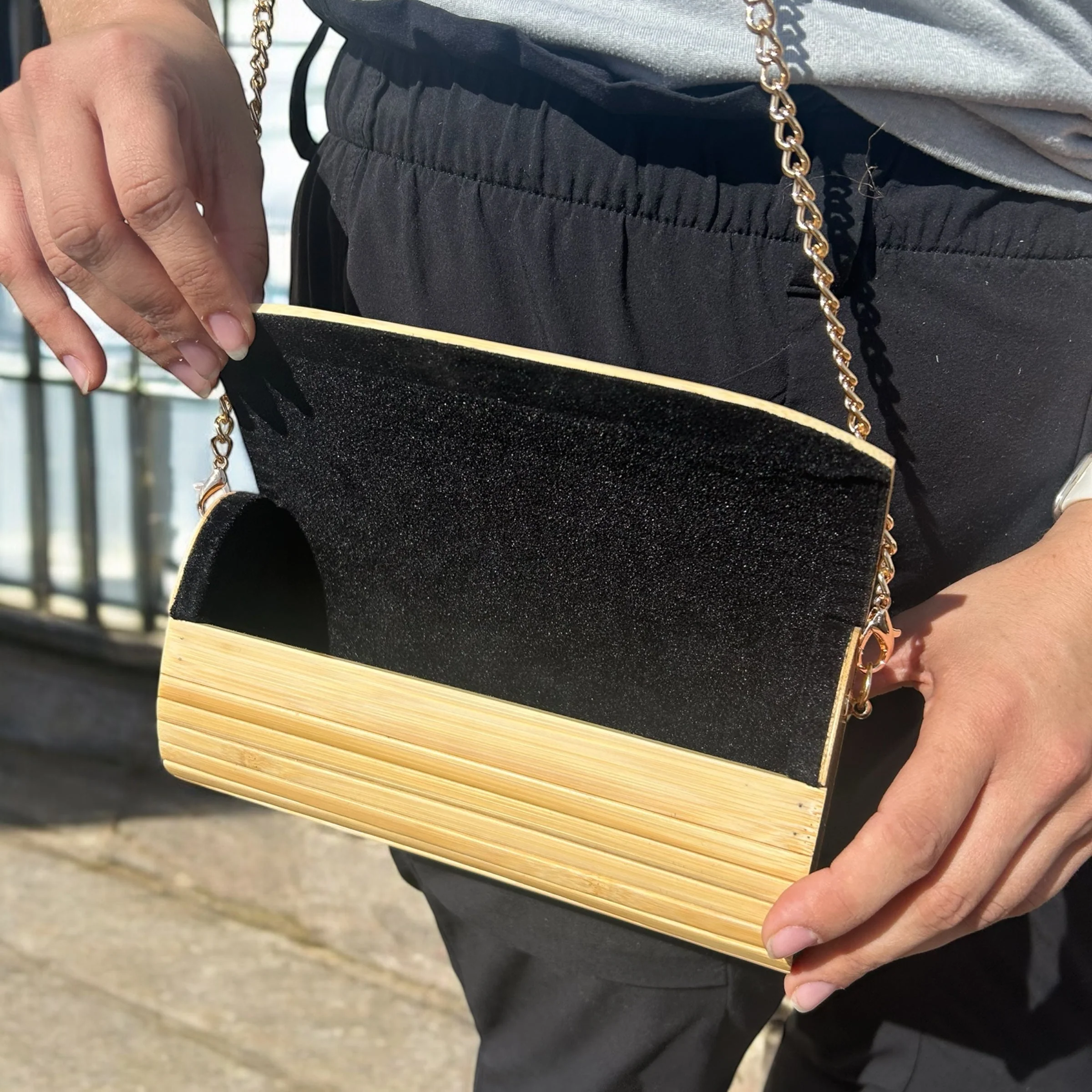 Bamboo Clutch Purse - Image 2