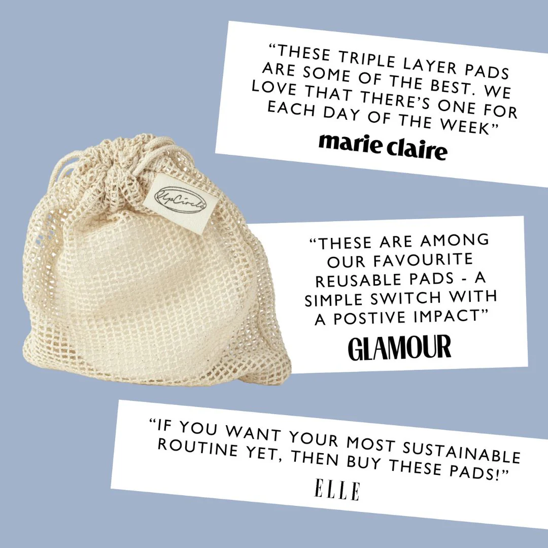 Bamboo + Cotton Makeup Pads - Image 3