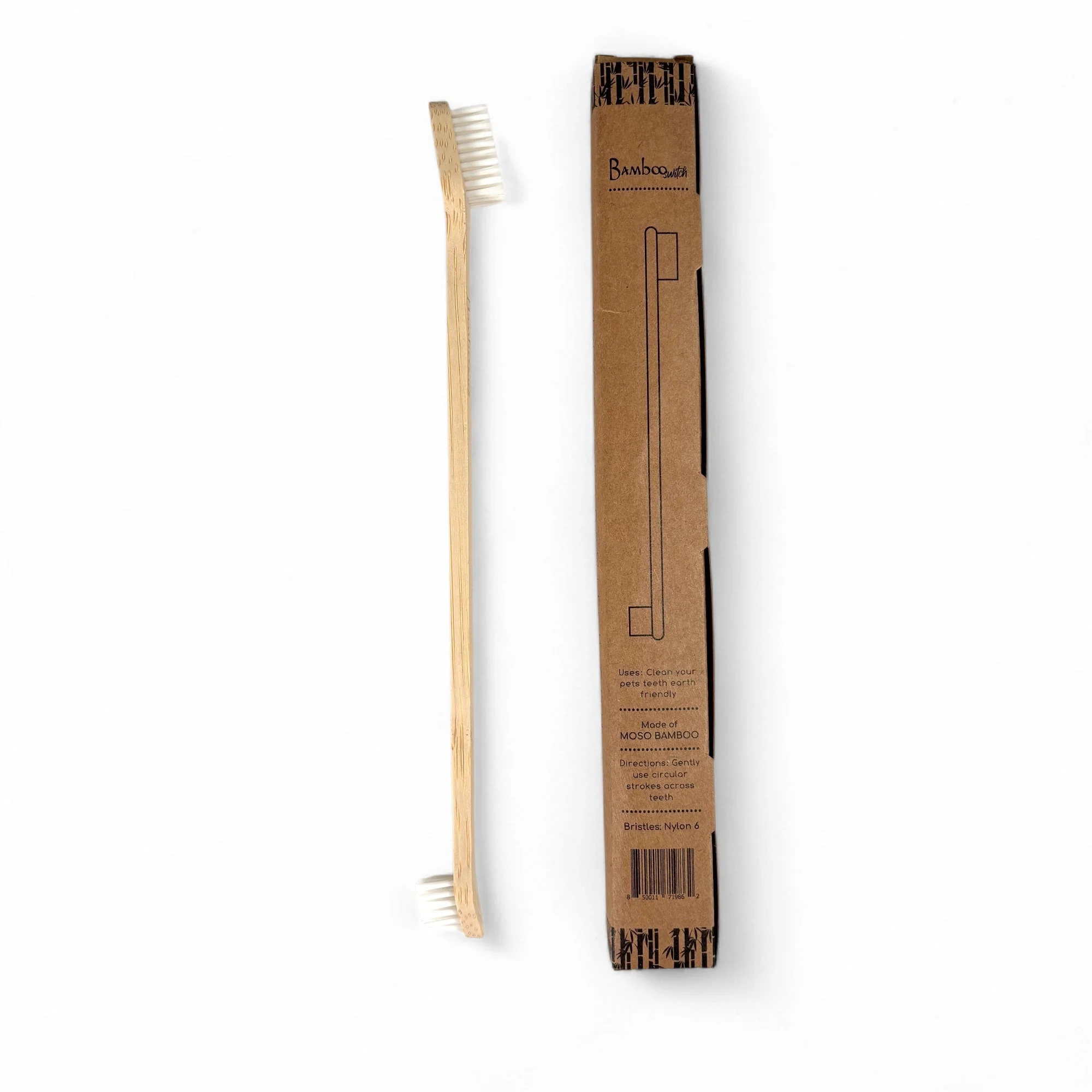Bamboo Dog Toothbrush | Double-Sided - Image 4